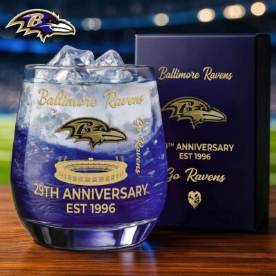 Baltimore Ravens | Premium NFL Legacy Celebration Whiskey Glass
