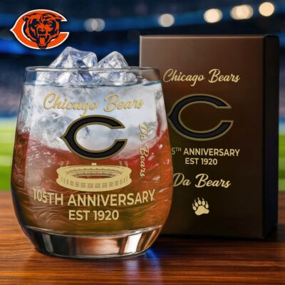 Chicago Bears | Premium NFL Legacy Celebration Whiskey Glass