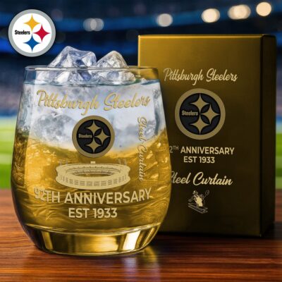 Pittsburgh Steelers | Premium NFL Legacy Celebration Whiskey Glass