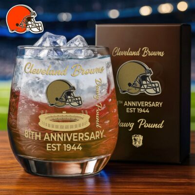 Cleveland Browns | Premium NFL Legacy Celebration Whiskey Glass