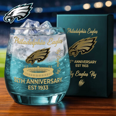 Philadelphia Eagles | Premium NFL Legacy Celebration Whiskey Glass