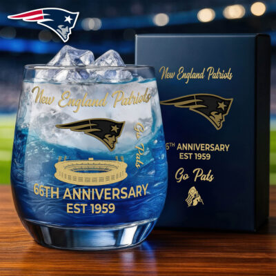 New England Patriots | Premium NFL Legacy Celebration Whiskey Glass