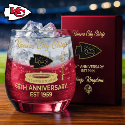 Kansas City Chiefs | Premium NFL Legacy Celebration Whiskey Glass