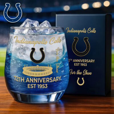 Indianapolis Colts | Premium NFL Legacy Celebration Whiskey Glass
