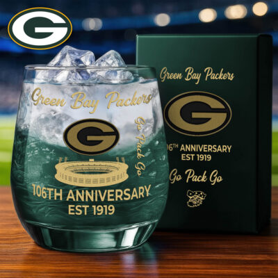 Green Bay Packers | Premium NFL Legacy Celebration Whiskey Glass