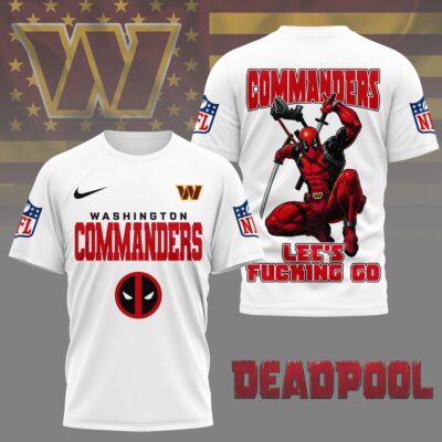 Washington Commanders | Premium NFL Deadpool Fan 3D Shirt