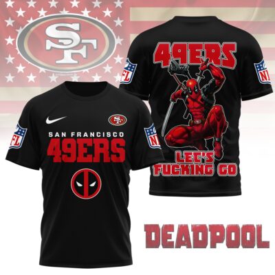 San Francisco 49ers | Premium NFL Deadpool Fan 3D Shirt