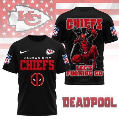 Kansas City Chiefs | Premium NFL Deadpool Fan 3D Shirt