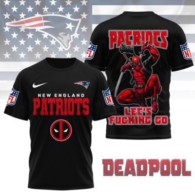 New England Patriots | Premium NFL Deadpool Fan 3D Shirt