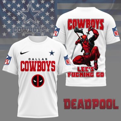Dallas Cowboys | Premium NFL Deadpool Fan 3D Shirt