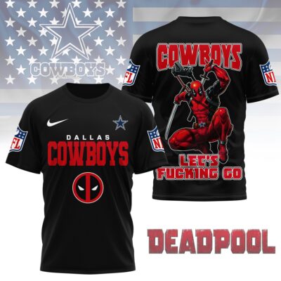 Dallas Cowboys | Premium NFL Deadpool Fan 3D Shirt