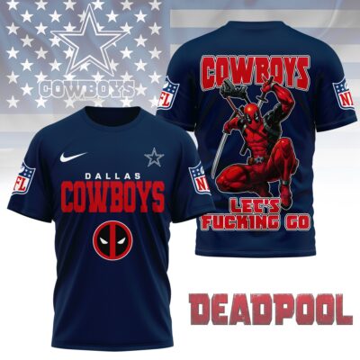 Dallas Cowboys | Premium NFL Deadpool Fan 3D Shirt