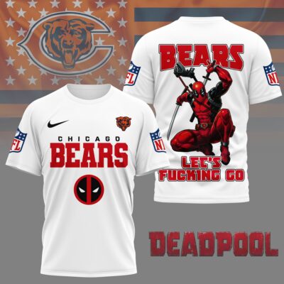 Chicago Bears | Premium NFL Deadpool Fan 3D Shirt