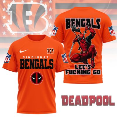 Cincinnati Bengals | Premium NFL Deadpool Fan 3D Shirt