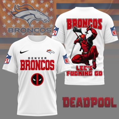 Denver Broncos | Premium NFL Deadpool Fan 3D Shirt