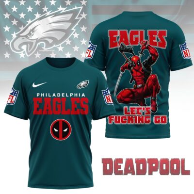 Philadelphia Eagles | Premium NFL Deadpool Fan 3D Shirt