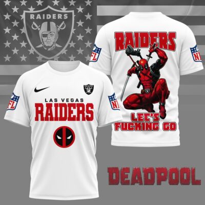 Las Vegas Raiders | Premium NFL Deadpool Fan 3D Shirt