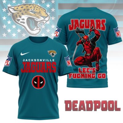 Jacksonville Jaguars | Premium NFL Deadpool Fan 3D Shirt