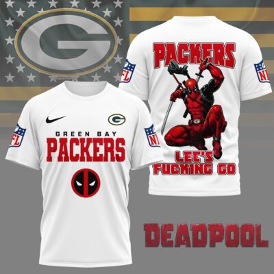 Green Bay Packers | Premium NFL Deadpool Fan 3D Shirt