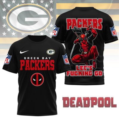 Green Bay Packers | Premium NFL Deadpool Fan 3D Shirt