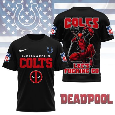 Indianapolis Colts | Premium NFL Deadpool Fan 3D Shirt