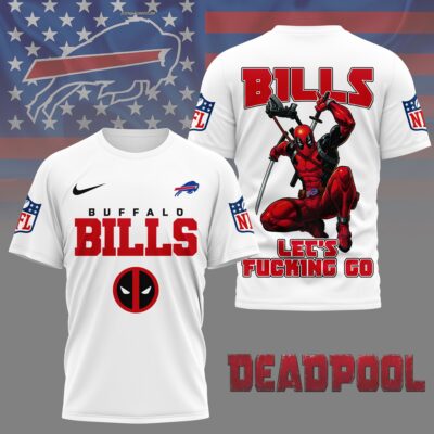 Buffalo Bills | Premium NFL Deadpool Fan 3D Shirt