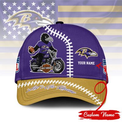 Baltimore Ravens | Premium NFL Harley Davidson Cap