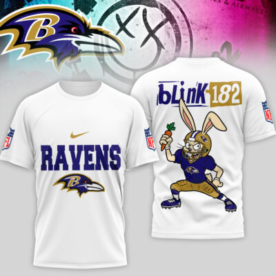 Baltimore Ravens | Premium NFL Blink-182 3D Shirt