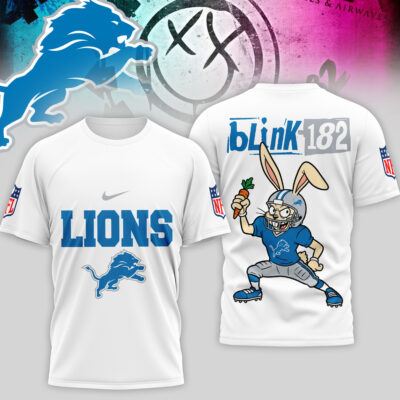 Detroit Lions | Premium NFL Blink-182 3D Shirt
