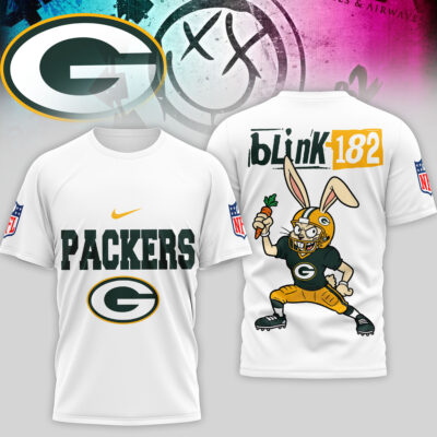 Green Bay Packers | Premium NFL Blink-182 3D Shirt