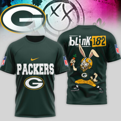 Green Bay Packers | Premium NFL Blink-182 3D Shirt