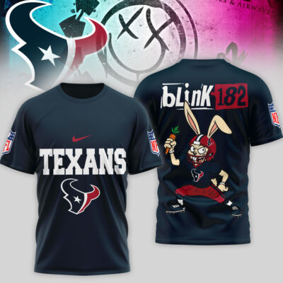 Houston Texans | Premium NFL Blink-182 3D Shirt