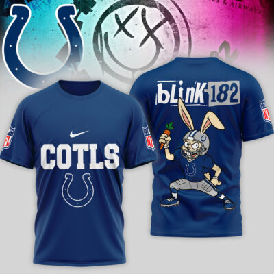 Indianapolis Colts | Premium NFL Blink-182 3D Shirt