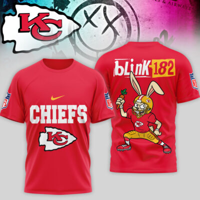 Kansas City Chiefs | Premium NFL Blink-182 3D Shirt