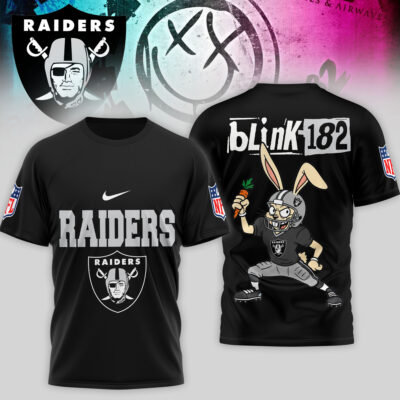 Las Vegas Raiders | Premium NFL Blink-182 3D Shirt