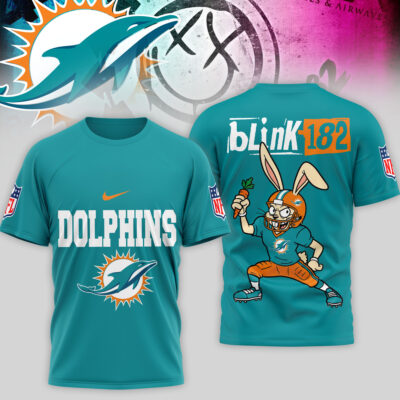 Miami Dolphins | Premium NFL Blink-182 3D Shirt