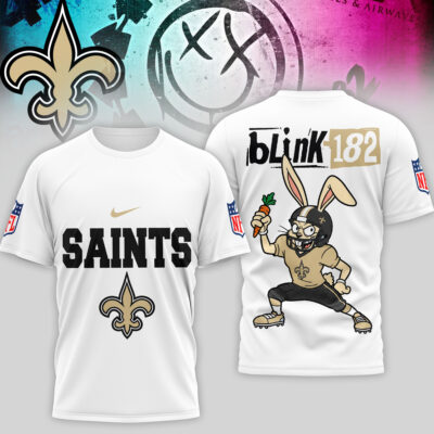 New Orleans Saints | Premium NFL Blink-182 3D Shirt