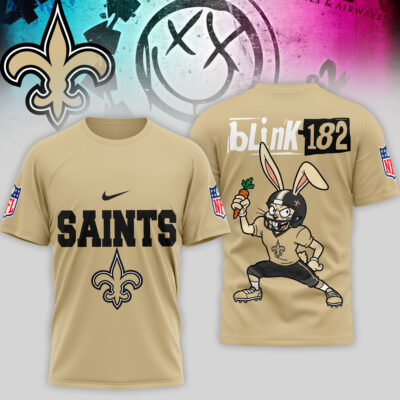 New Orleans Saints | Premium NFL Blink-182 3D Shirt