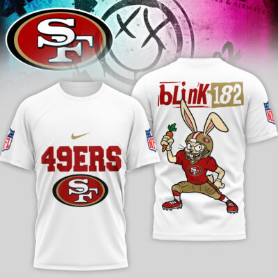 San Francisco 49ers | Premium NFL Blink-182 3D Shirt