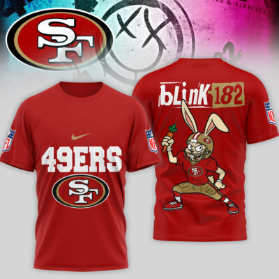 San Francisco 49ers | Premium NFL Blink-182 3D Shirt