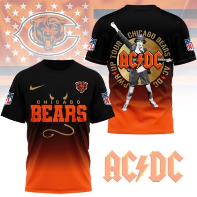 Chicago Bears | Premium ACDC Fan 3D Shirt