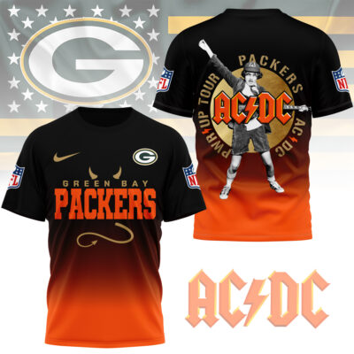 Green Bay Packers | Premium ACDC Fan 3D Shirt