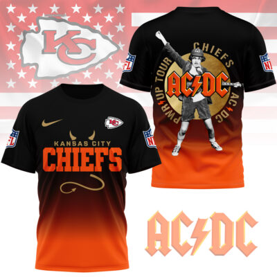 Kansas City Chiefs | Premium ACDC Fan 3D Shirt