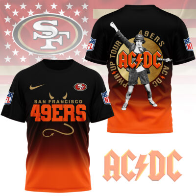 San Francisco 49ers | Premium ACDC Fan 3D Shirt