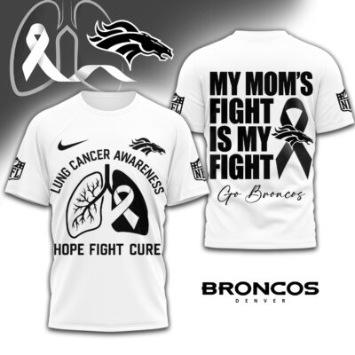 Denver Broncos | Premium NFL Lung Cancer 3D Shirt