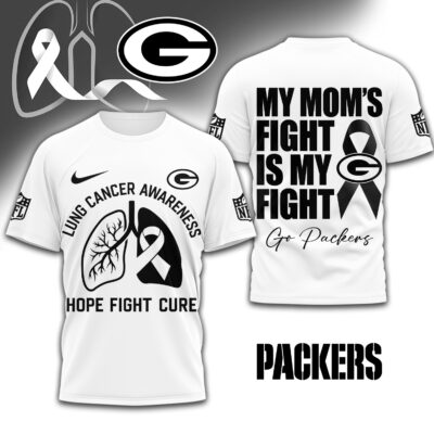 Green Bay Packers | Premium NFL Lung Cancer 3D Shirt