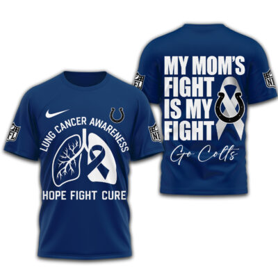 Indianapolis Colts | Premium NFL Lung Cancer 3D Shirt