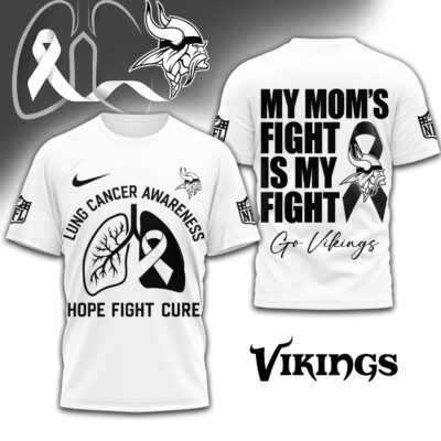 Minnesota Vikings | Premium NFL Lung Cancer 3D Shirt