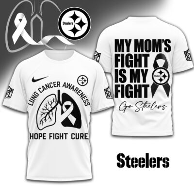 Pittsburgh Steelers | Premium NFL Lung Cancer 3D Shirt