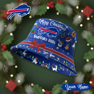 Buffalo Bills | Premium NFL Merry Christmas Bucket Hat